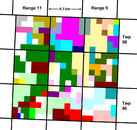Oil and gas lease distribution in Alberta